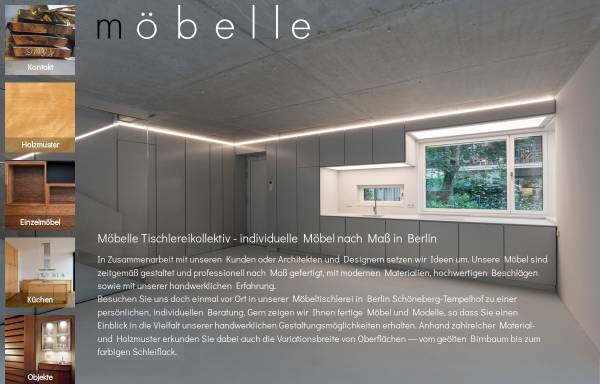 Vorschau von tischlerei-moebelle.de, Möbelle Tischlereikollektiv GmbH