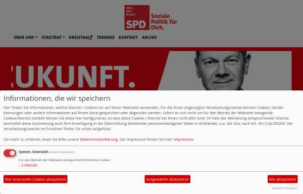 Vorschau von www.spd-weil-der-stadt.de, SPD-Ortsverein Weil der Stadt