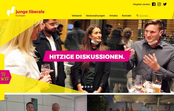 Vorschau von www.julis-esslingen.de, JuLis - Junge Liberale Kreisverband Esslingen