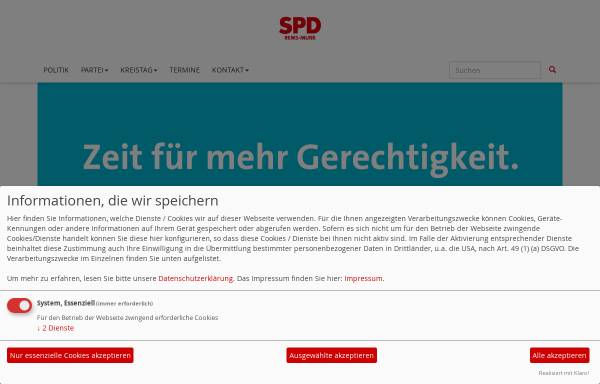 Vorschau von www.spd-rems-murr.de, SPD-Kreisverband Rems-Murr