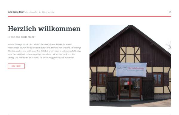 Vorschau von www.feg-remsmurr.de, Freie evangelische Gemeinde