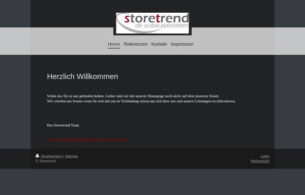 Vorschau von www.storetrend.de, Storetrend KG