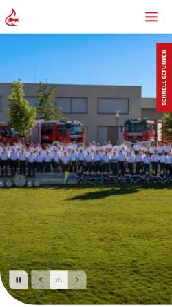Vorschau der mobilen Webseite www.feuerwehr-ammerbuch.de, Freiwillige Feuerwehr Ammerbuch
