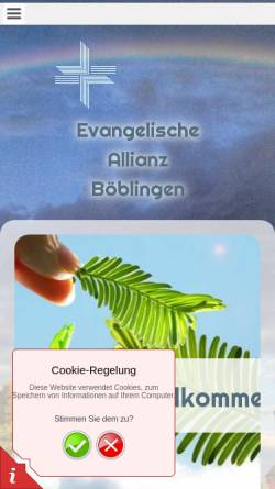 Vorschau der mobilen Webseite allianz-bb.de, Evangelische Allianz Böblingen