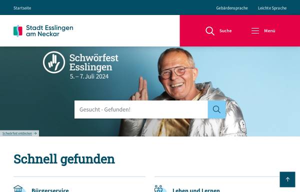 Vorschau von www.esslingen.de, Forum Esslingen - Zentrum für Bürgerschaftliches Engagement