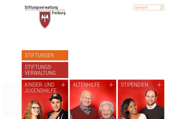 Vorschau von www.stiftungsverwaltung-freiburg.de, Stiftungsverwaltung Freiburg