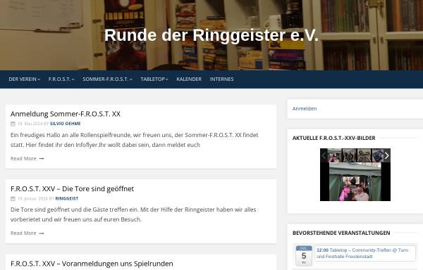Vorschau von www.ringgeister.de, Runde der Ringgeister e.V.