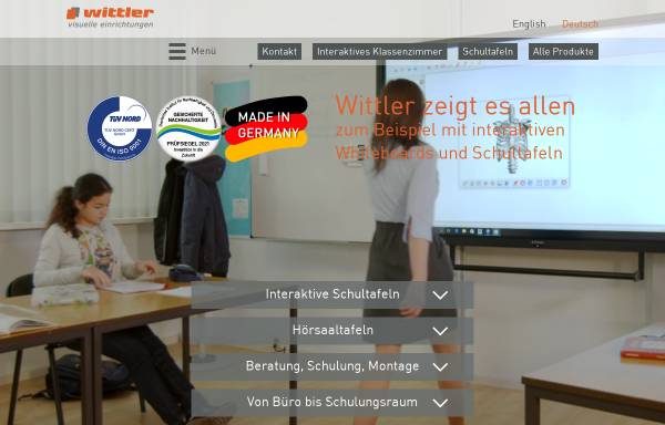 Vorschau von www.wittler.biz, Wittler Visuelle Einrichtungen GmbH