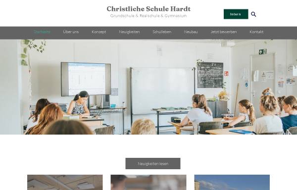 Vorschau von www.christliche-schule-hardt.de, Christliche Schule Hardt