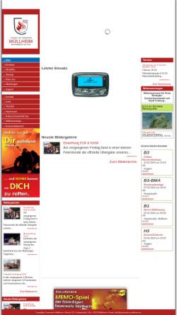Vorschau der mobilen Webseite www.fw-muellheim.de, Feuerwehr Müllheim