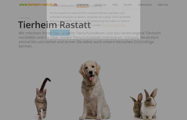 Vorschau von www.tierheim-rastatt.de, Tierschutzverein Rastatt und Umgebung e.V.