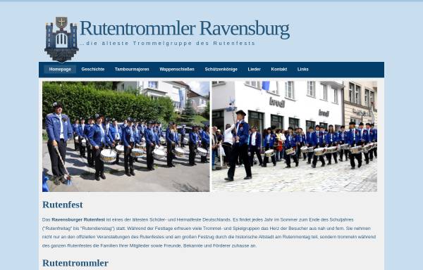 Vorschau von rutentrommler.de, Rutentrommler der Ravensburger Hauptschulen