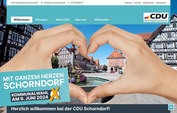 Vorschau von cdu-schorndorf.de, CDU Stadtverband Schorndorf
