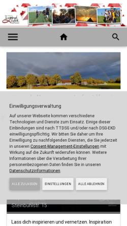 Vorschau der mobilen Webseite www.ejw-schorndorf.de, Evangelisches Jugendwerk