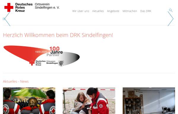 Vorschau von www.drk-sindelfingen.de, Deutsches Rotes Kreuz Ortsverein Sindelfingen