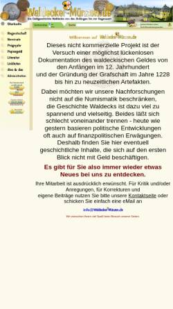 Vorschau der mobilen Webseite www.waldecker-muenzen.de, Waldecker-Münzen