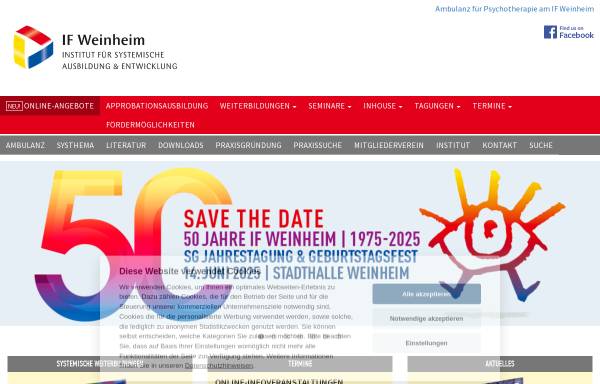 Vorschau von if-weinheim.de, Institut für Familientherapie e.V. Weinheim