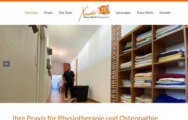 Vorschau von www.xundis.de, Xundis Klaus Wirth Physioteam
