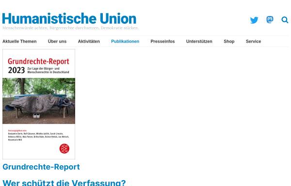Vorschau von www.humanistische-union.de, Grundrechte-Report