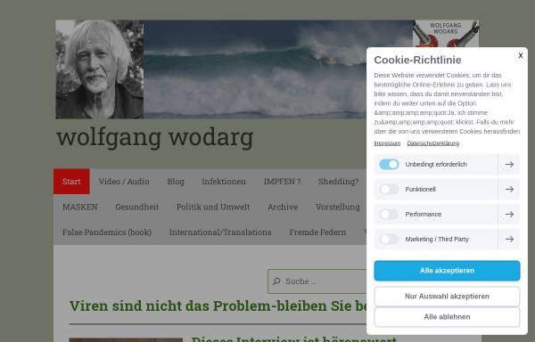 Vorschau von www.wodarg.de, Wodarg, Dr. Wolfgang