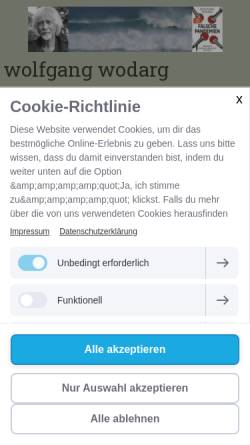 Vorschau der mobilen Webseite www.wodarg.de, Wodarg, Dr. Wolfgang