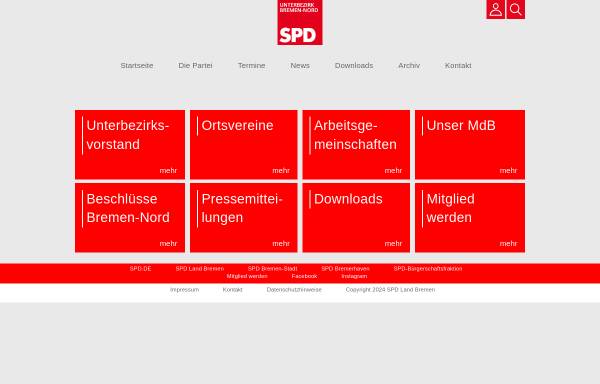Vorschau von www.spdbremennord.de, SPD Bremen-Nord