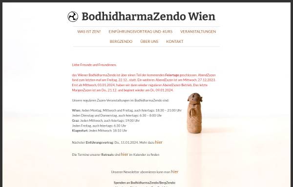 Vorschau von www.bodhidharmazendo.net, Bodhidharma Zendo