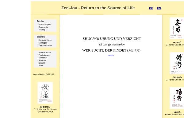 Vorschau von www.zen-jou.org, Zen-jou