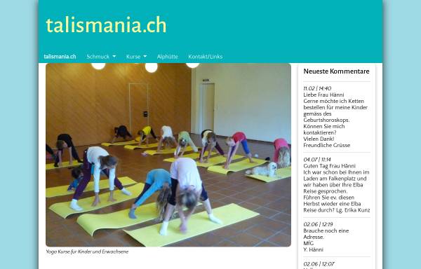 Vorschau von www.talismania.ch, Talismania, Yvonne Hänni-Holman