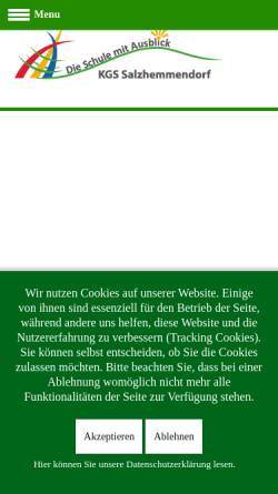 Vorschau der mobilen Webseite schule-mit-ausblick.de, Kooperative Gesamtschule Salzhemmendorf (Schule am Kanstein)