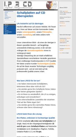 Vorschau der mobilen Webseite www.klangrestaurierung.de, LP2CD - Digitale Klangrestaurierung, Thilo Scherr
