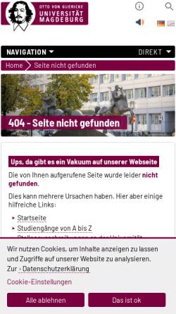 Vorschau der mobilen Webseite www.uni-magdeburg.de, Peer Gynt - ein Träumer und Phantast