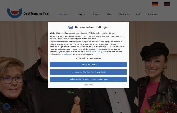 Vorschau von www.oostfreeske-taal.de, Oostfreeske Taal - Verein für Ostfrisiesche Sprache und Kultur