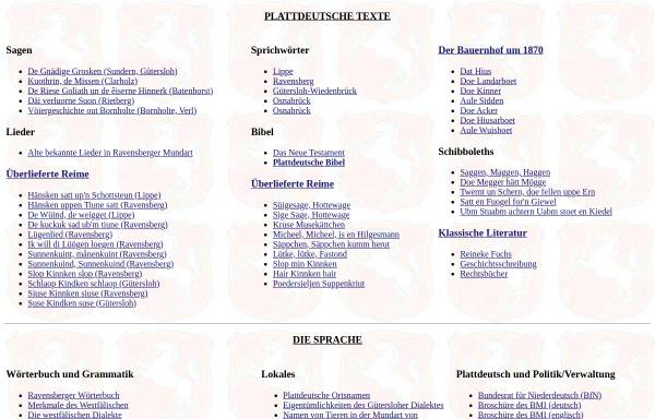 Vorschau von www.plattdeutsch-niederdeutsch.net, Plattdeutsch - Niederdeutsch - Westfälisch