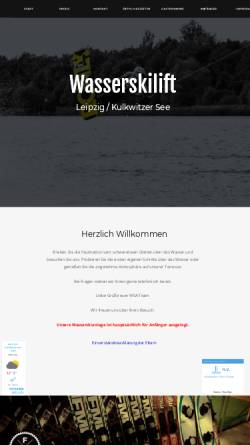 Vorschau der mobilen Webseite www.wasserski-leipzig.de, Wasserski Leipzig am Kulkwitzer See
