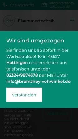 B & V Elastomertechnik - Bremshey & Vohwinkel oHG