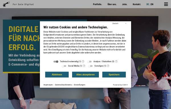 For Sale Digital Internet-Agentur GmbH