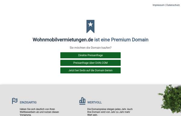 Vorschau von www.wohnmobilvermietungen.de, Reisemobile Federau