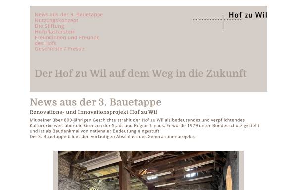 Vorschau von www.hofzuwil.ch, Hof zu Wil
