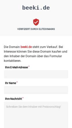 Vorschau der mobilen Webseite beeki.de, Mein Scheeßel