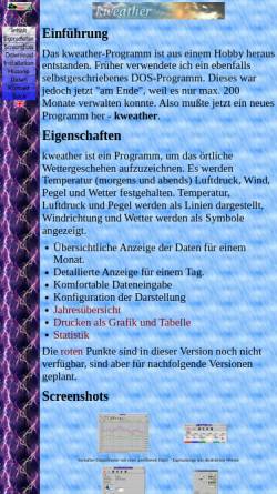 Vorschau der mobilen Webseite www.jhochwald.de, kweather
