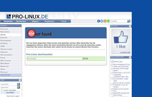 Vorschau von www.pro-linux.de, Pro-Linux: Knoppix auf Festplatte installieren