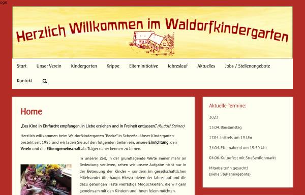 Vorschau von www.waldorfkindergarten-scheessel.de, Waldorfkindergarten Scheeßel