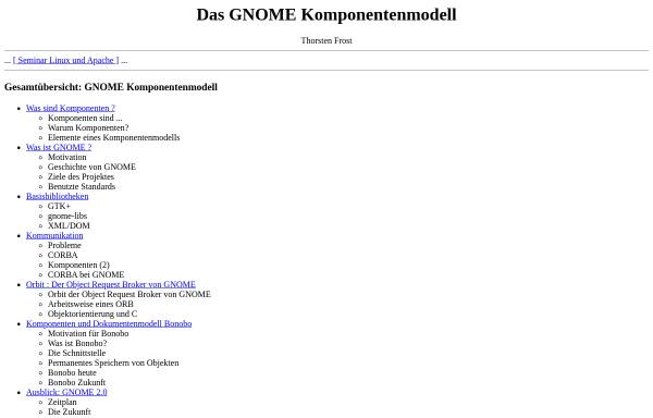 Vorschau von www.fh-wedel.de, Das Gnome Komponentenmodell