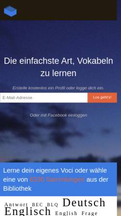 Vorschau der mobilen Webseite www.vocitrainer.ch, Vocitrainer