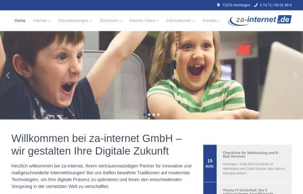 Vorschau von za-internet.de, za-internet GmbH