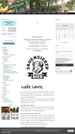 Vorschau der mobilen Webseite www.klindworths.de, Klindworths Gasthof