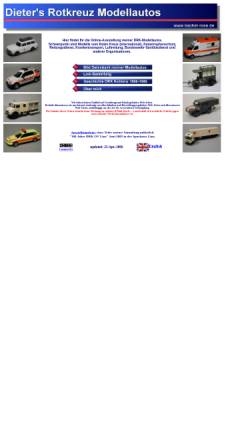 Vorschau der mobilen Webseite www.kachel-rose.de, Dieters Rotkreuz Modellautos
