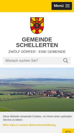 Vorschau der mobilen Webseite www.schellerten.info, Gemeinde Schellerten