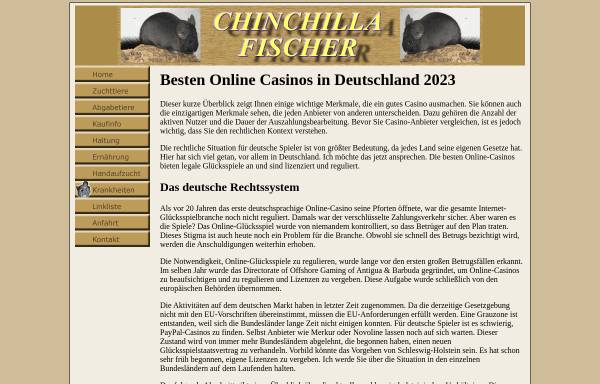Vorschau von www.chinchilla-fischer.de, Chinchillahobbyzucht